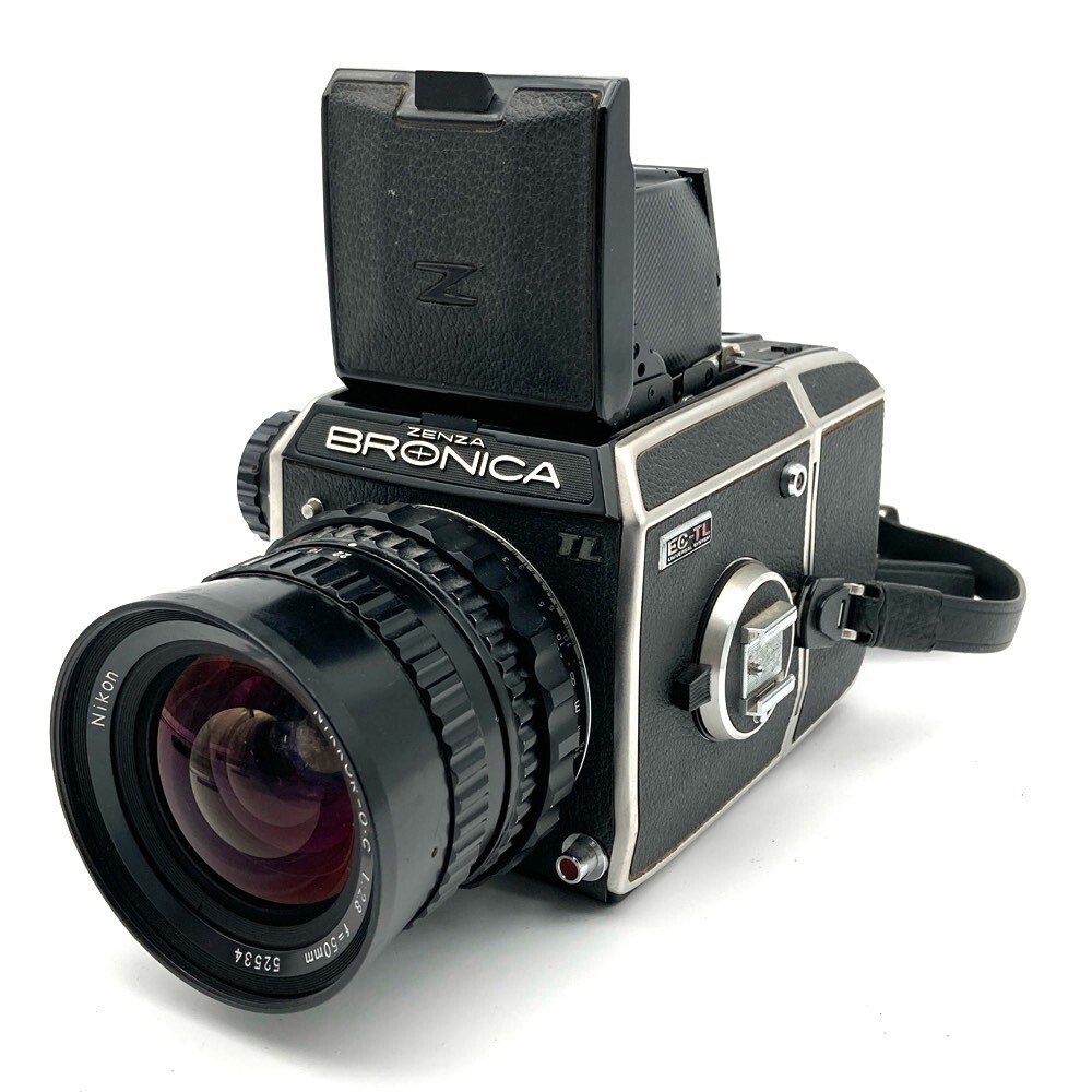 1円〜 BRONICA ブロニカ EC-TL NIKKOR-O・C f2.8 50mm 中判カメラ 動作未確認拍卖