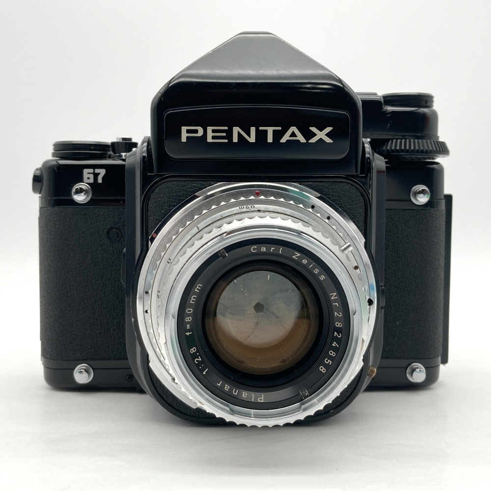 1円〜 PENTAX ペンタックス 67 Carl Zeiss 80mm F2.8 中判カメラ 動作未確認拍卖