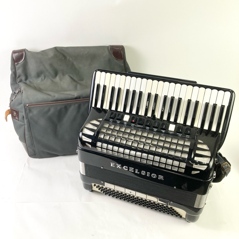 1円〜 Excelsior エキセルシァー Mod.840 41鍵 PROFESSIONAL MODEL アコーディオン ケース付き 動作未確認 ※同梱不可拍卖