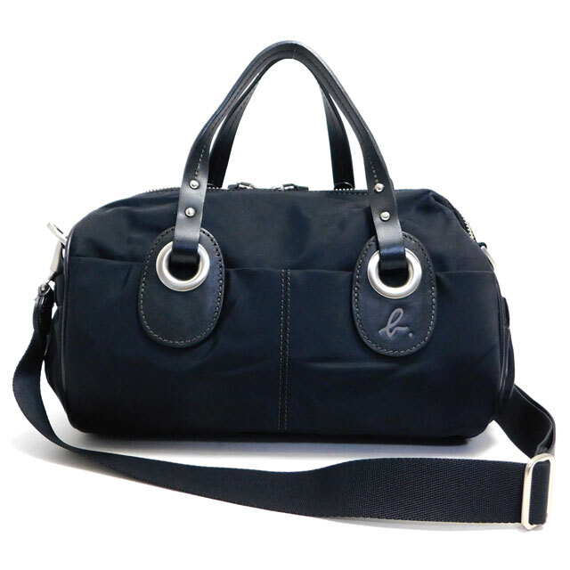 1000円 agnes b voyage アニエスベー ボヤージュ ミニボストンバッグ ショルダーバッグ 2WAYバッグ 黒拍卖