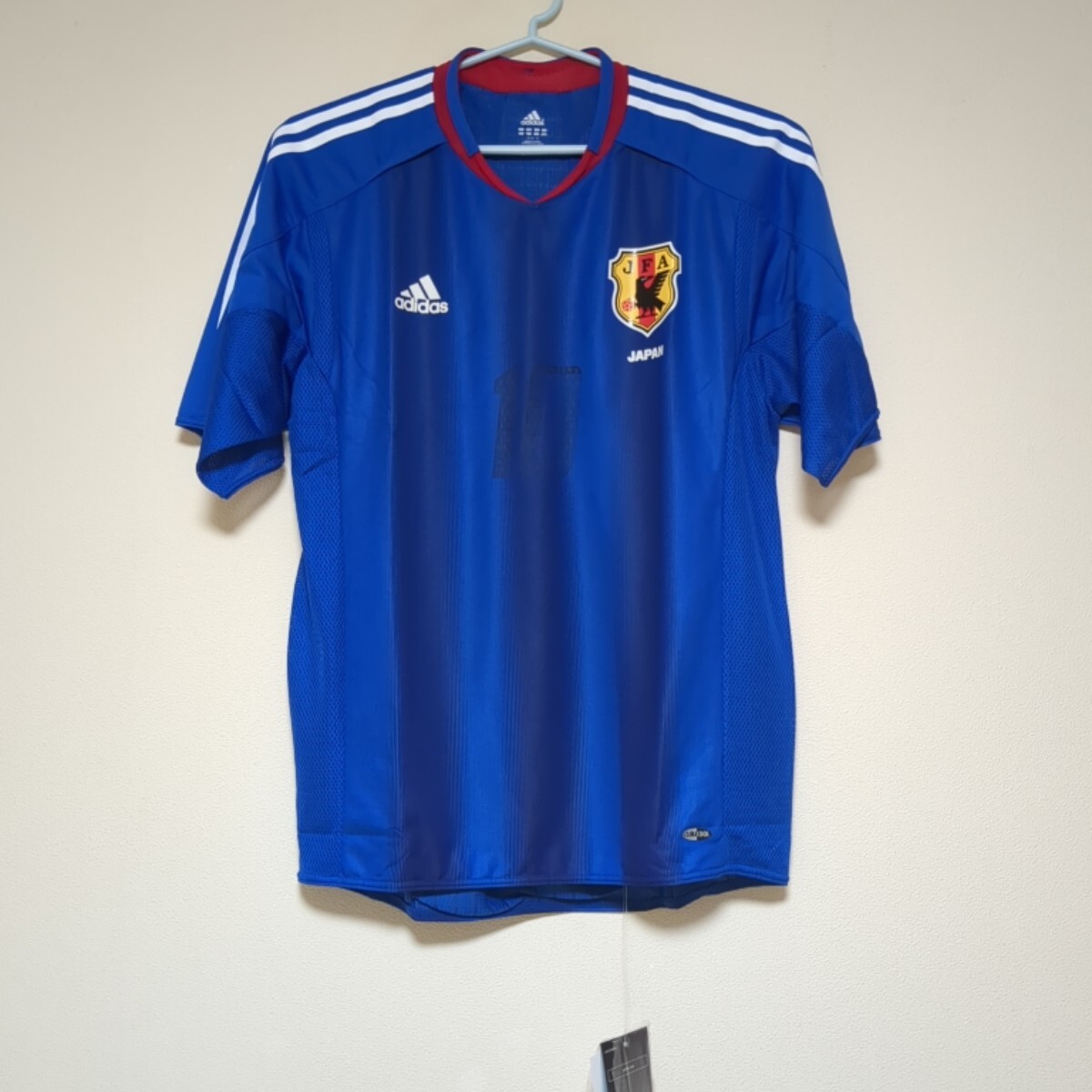圧着跡アリ 日本代表 2004 #10 中村俊輔 オーセンティック ユニフォーム O(XL) 新品 未使用 adidas アディダス タグ付き 元セルティック 拍卖