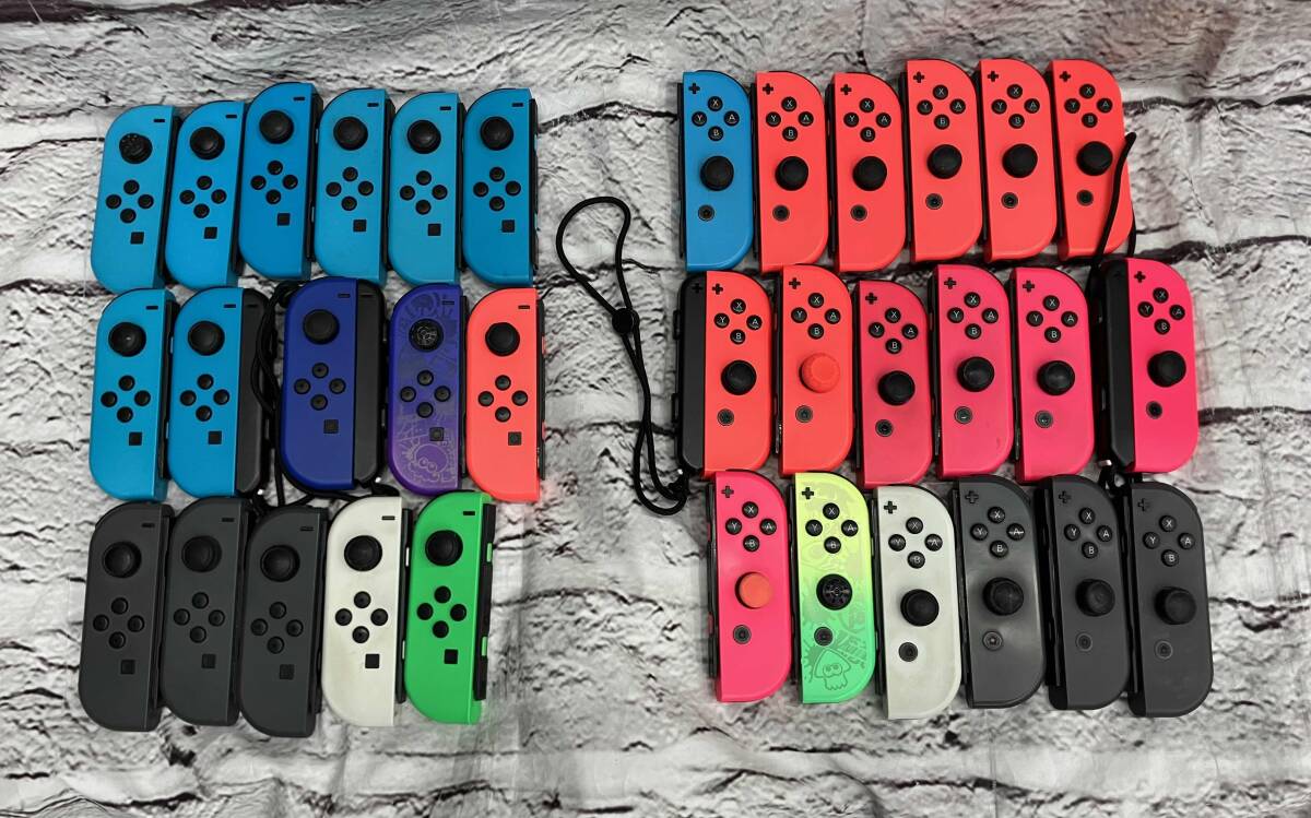 ジャンク ニンテンドースイッチ ジョイコン Joy-Con 34個 まとめ売り拍卖