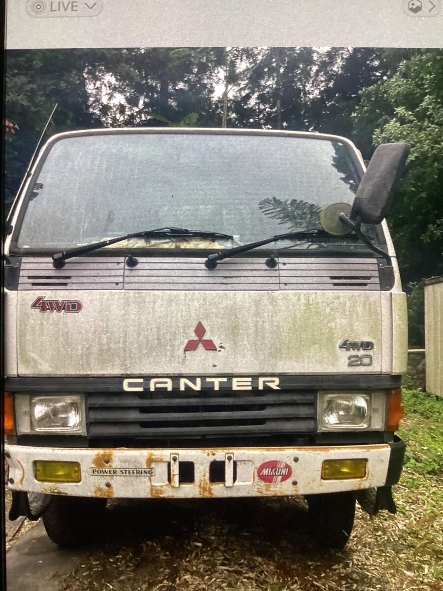 三菱キャンター高高床4WDタンク車拍卖