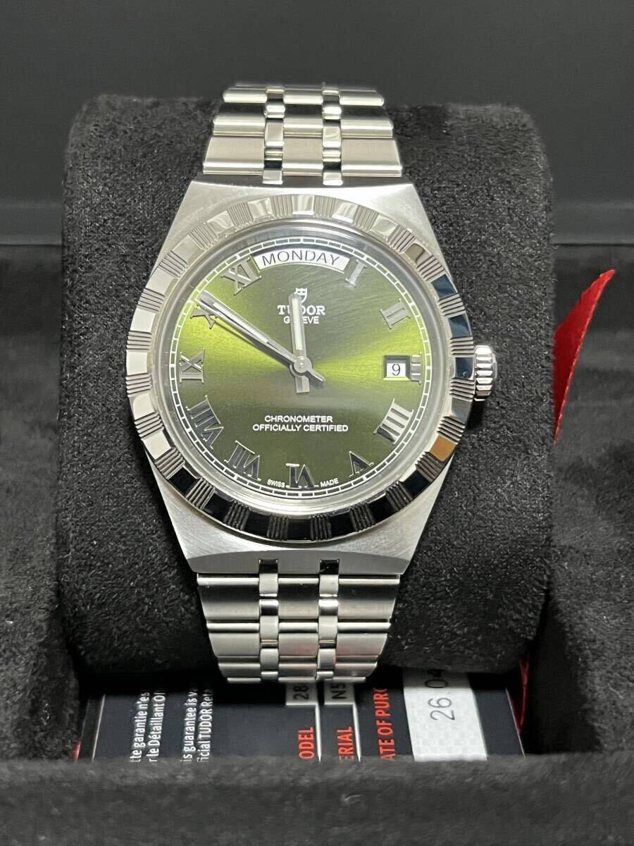 TUDOR チューダー ロイヤル 2840D1A0-0003 グリーンダイアル USED拍卖