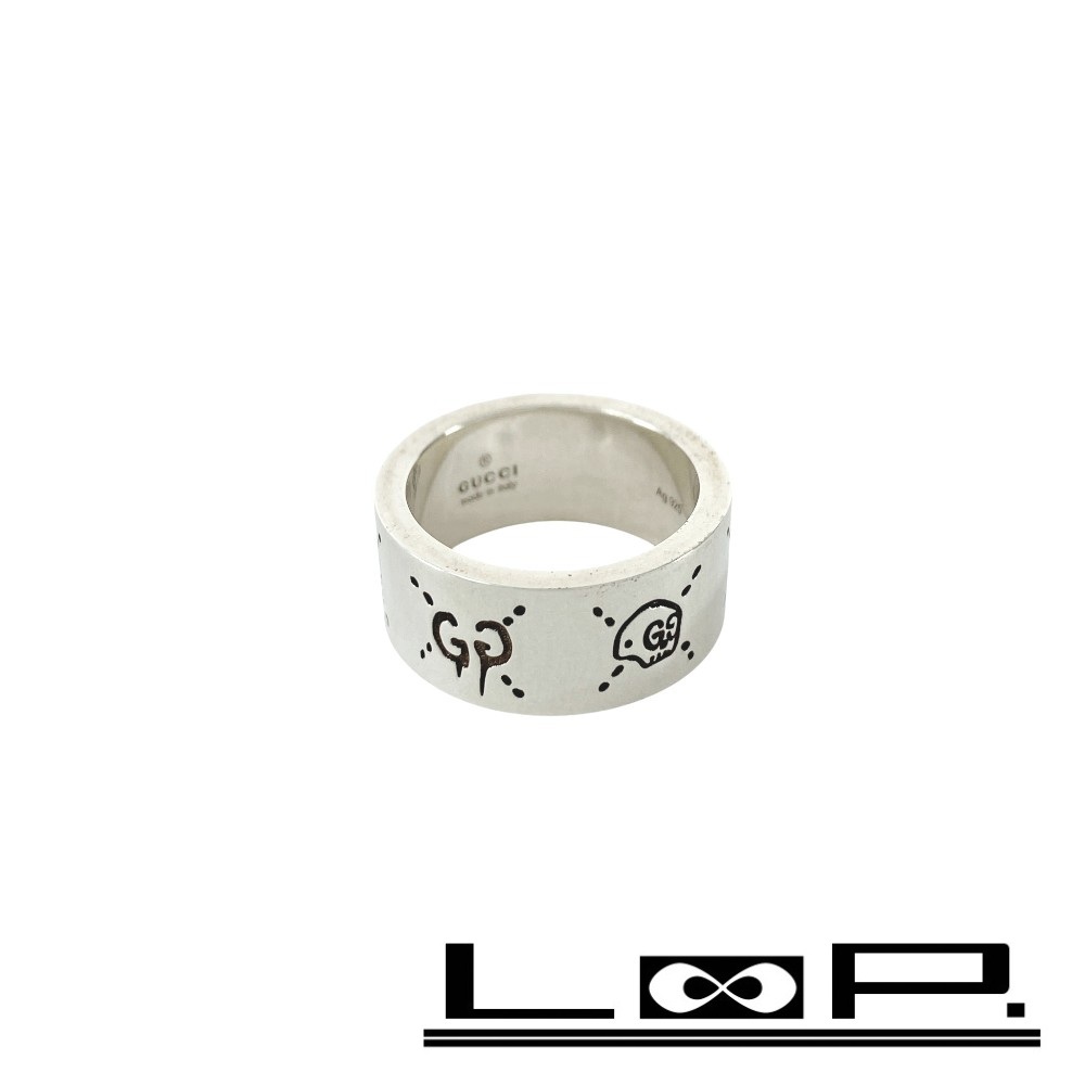 ■1円~■1スタグッチ ■美品■ ゴースト リング 指輪 アクセサリー シルバー SV925 1830FI #13 【502613】11拍卖