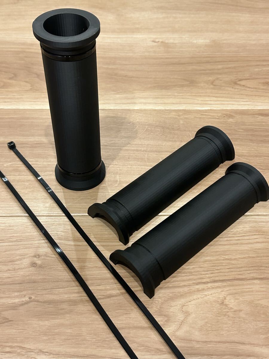【スポーツスター】簡単脱着フォークカバー 分割式 ハーレーダビッドソン ワンオフ ブラックアウト 製作品 フロントフォーク拍卖
