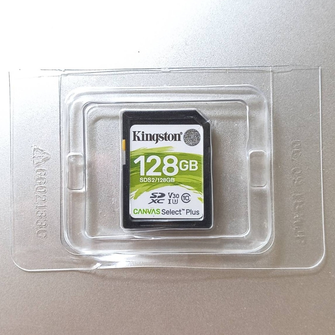 新品未使用品 128GB SDカード Kingston キングストン canvas plus SDXCカード拍卖