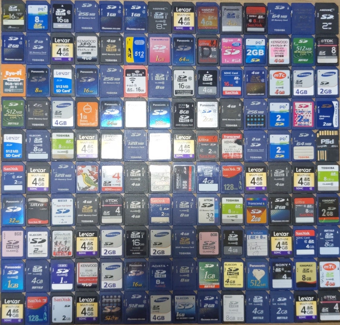 SDカード 140個まとめセット 動作確認済み 現状品 デジカメ ビデオカメラ オールドコンデジなど SanDisk Panasonic SONY ELECOM拍卖