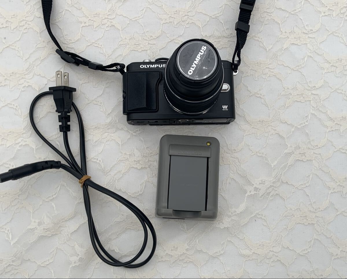 OLYMPUS PEN Lite E-PL5 コンパクトデジタルカメラ ブラック レンズ14-42mm拍卖