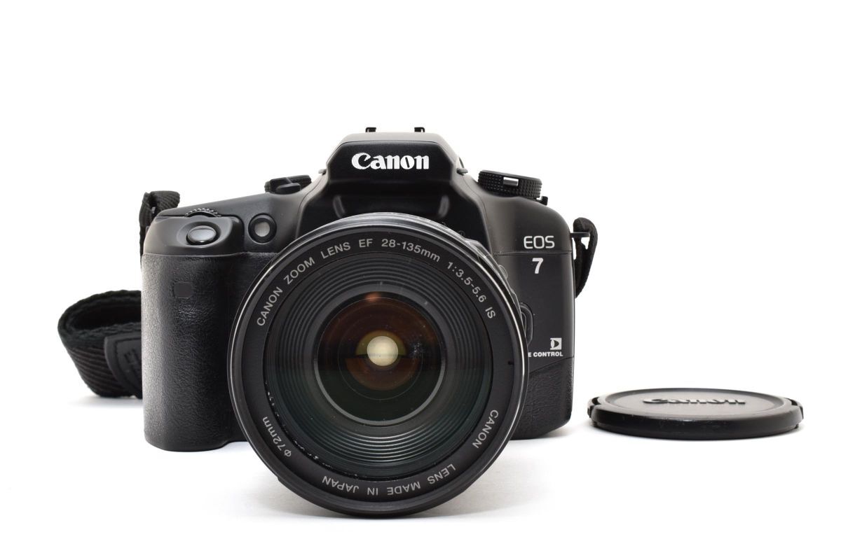 237-60 動作確認済 Canon EOS 7 EYE CONTROL EF 28-135mm 1:3.5-5.6 IS USM 手ブレ補正 AFフィルム一眼レフカメラ キヤノン EF EOS7 7 ※1拍卖