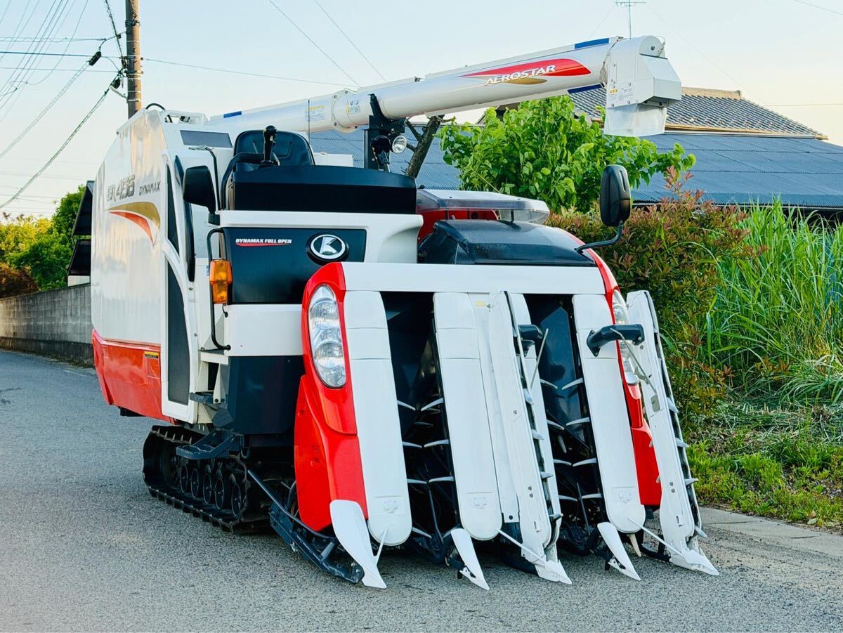 クボタコンバイン ER456 ★ 56馬力 ★ 229時間 ★ 4条刈 ★ ER456-HDMW ★ グレンタンク ★ 自動水平 ★ デバイダー付拍卖