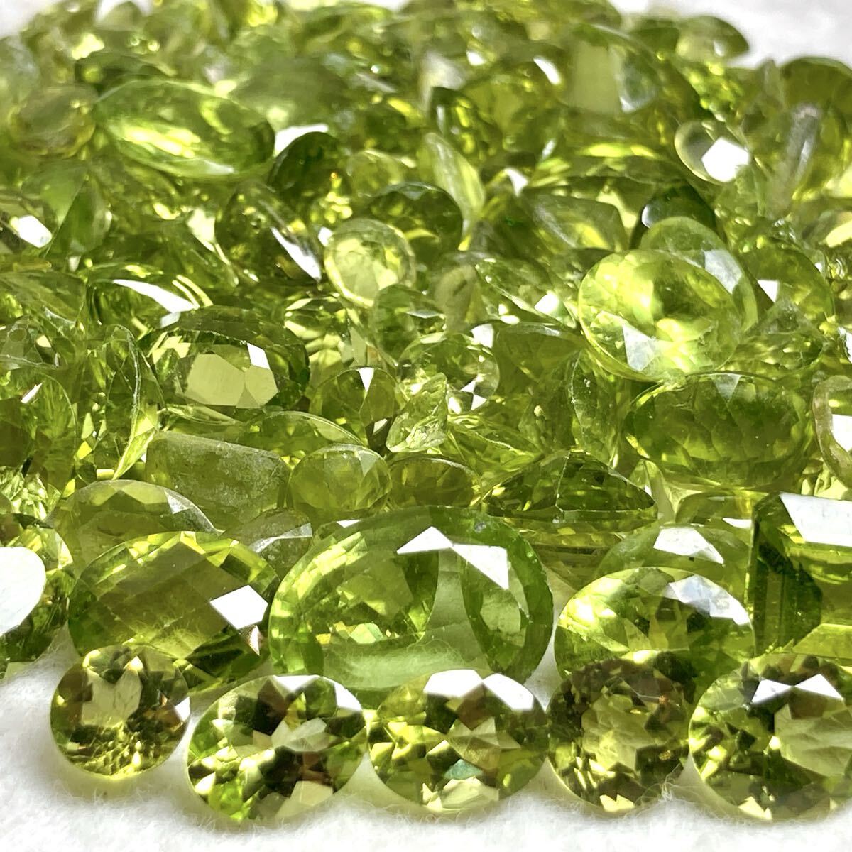 ☆天然ペリドットおまとめ221ct☆j 約44.2g ルース 裸石 宝石 ジュエリー jewelry peridot w4マ48拍卖