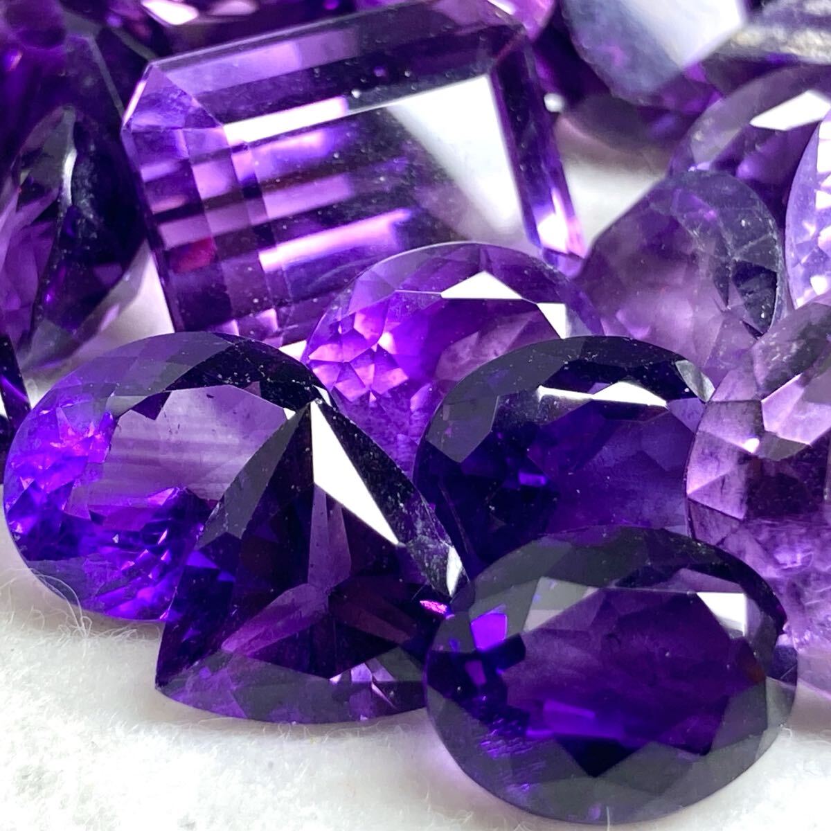☆天然アメジストおまとめ500.5ct☆j 約100.1g ルース 裸石 宝石 ジュエリー jewelry アメシスト amethyst w4マ30拍卖