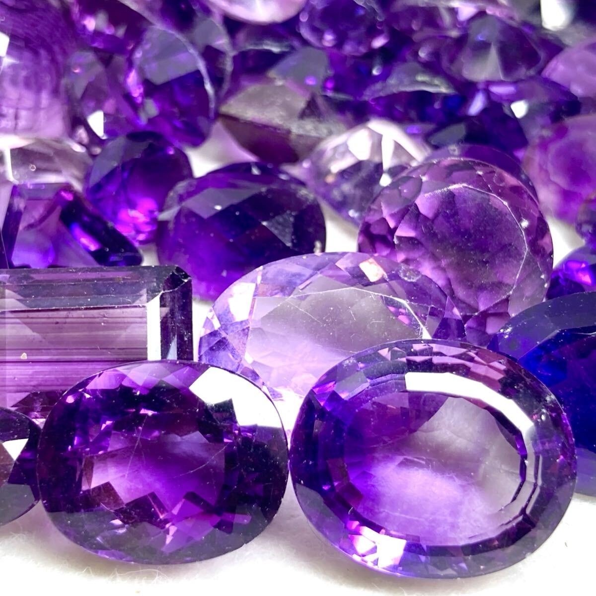 ☆天然アメジストおまとめ500.5ct☆j 約100.1g ルース 裸石 宝石 ジュエリー jewelry アメシスト amethyst w4マ32拍卖
