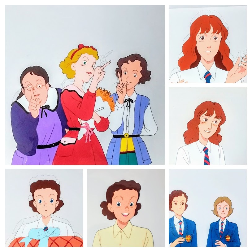 【セル画】おちゃめなふたご クレア学院物語6枚セット【ジャネット・キャサリン他クラスメイト】拍卖