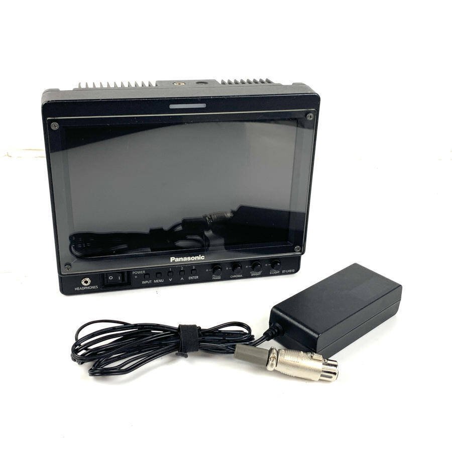 Panasonic パナソニック BT-LH910G 9型 LCDビデオモニター 3G-SDI/HDMI対応 業務用 ACアダプタ付●簡易検査品【TB】拍卖