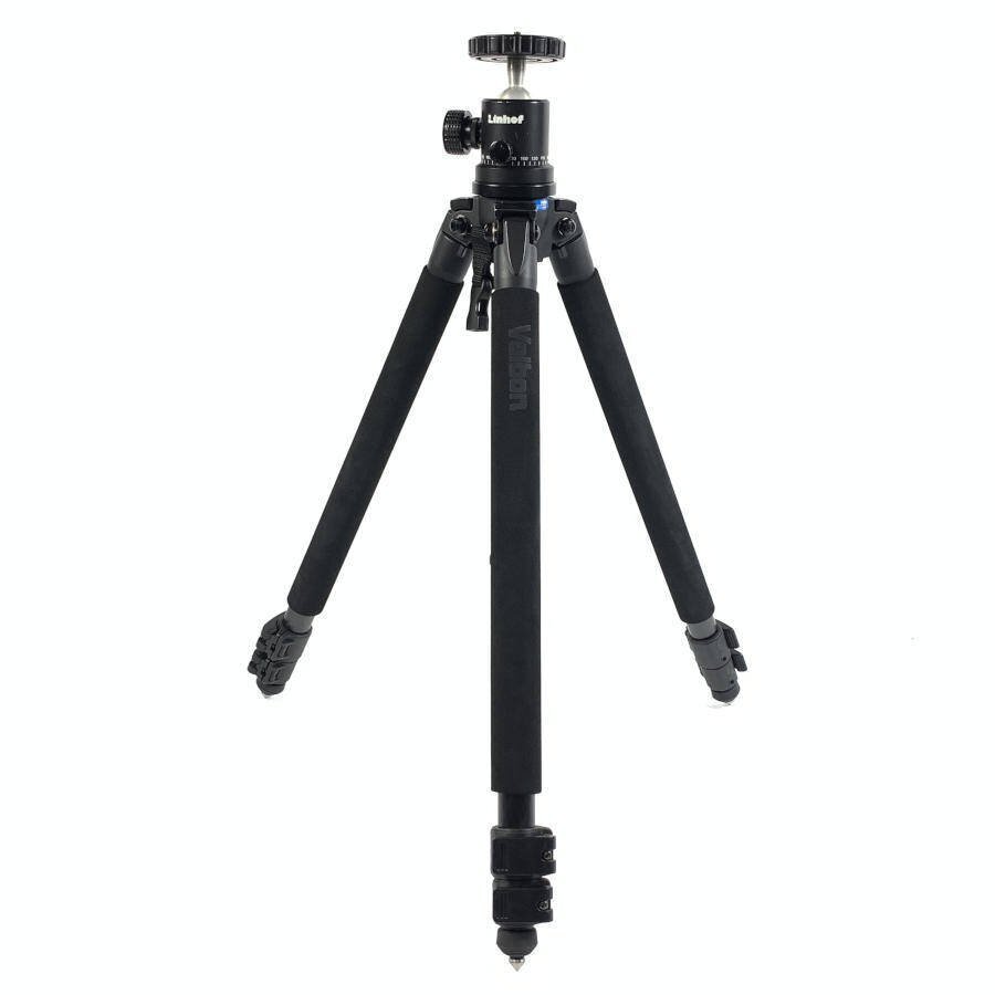 VELBON ベルボン EL carmagne 635 エル カルマーニュ カーボン三脚 雲台Linhof製 カメラアクセサリー カメラ周辺機器●現状品拍卖
