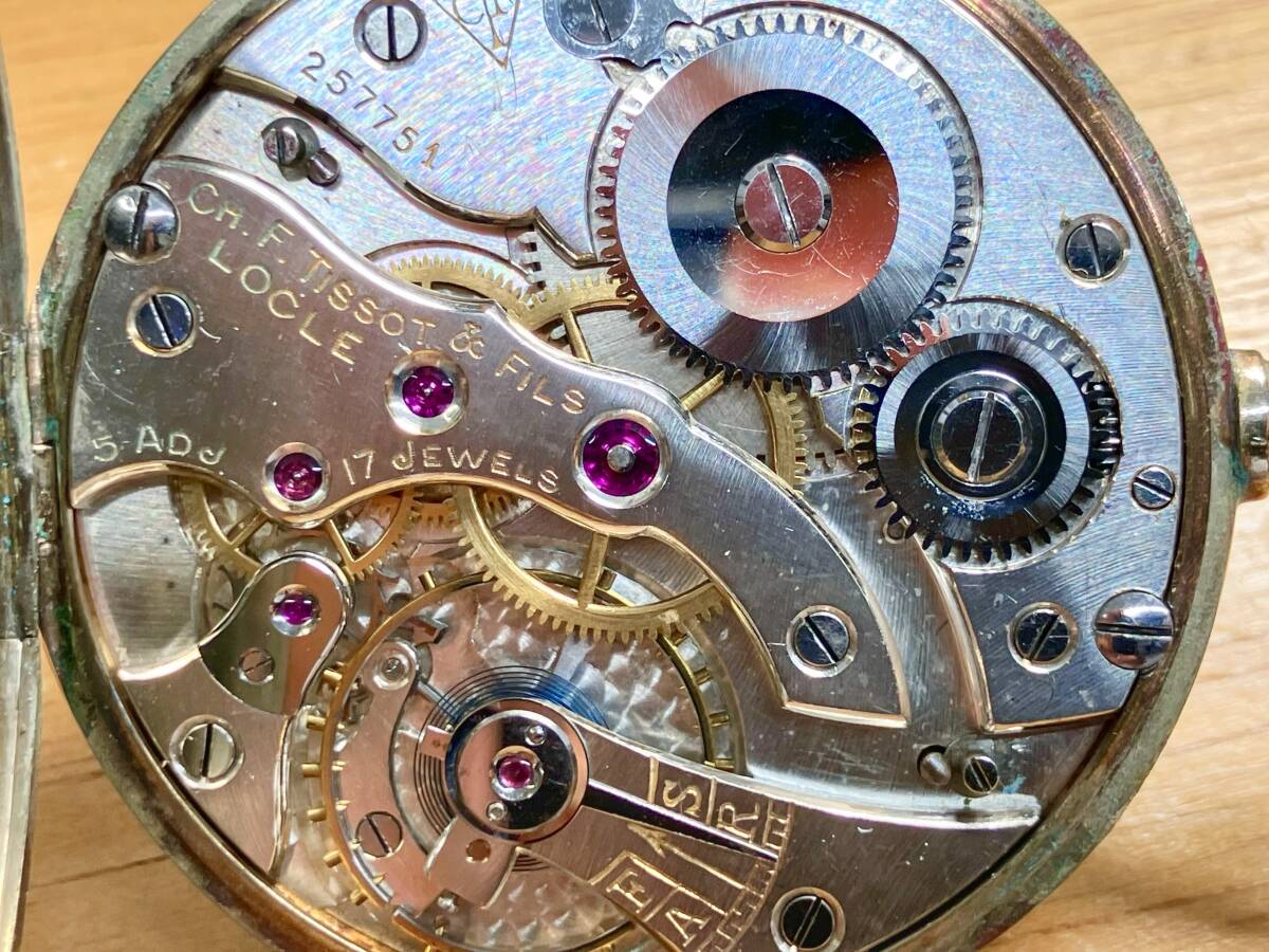 ティソ tissot 懐中時計 手巻き アンティーク 動作品拍卖