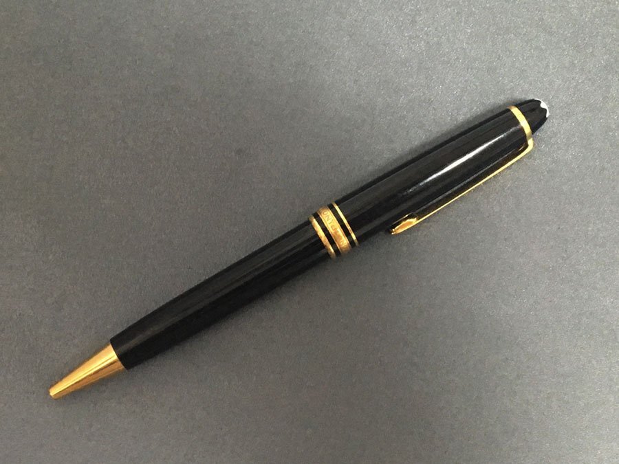 MONTBLANC モンブラン マイスターシュテック ツイスト式 ボールペン ドイツ MEISTERSTUCK インク青 筆記用具 文房具 筆記確認済拍卖