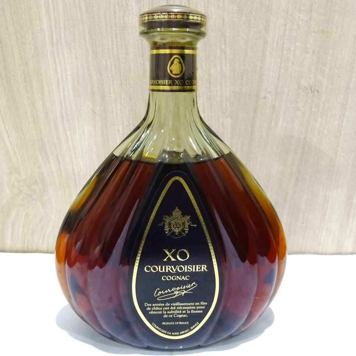 1円~ 未開栓 COURVOISIER クルボアジェ XO COGNAC コニャック グリーンボトル 700ml 40度 ブランデー拍卖