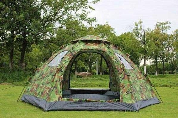 新品☆人気推薦☆ キャンプワンタッチテントUVカットアウトドア用品5~8人用入口2窓4拍卖