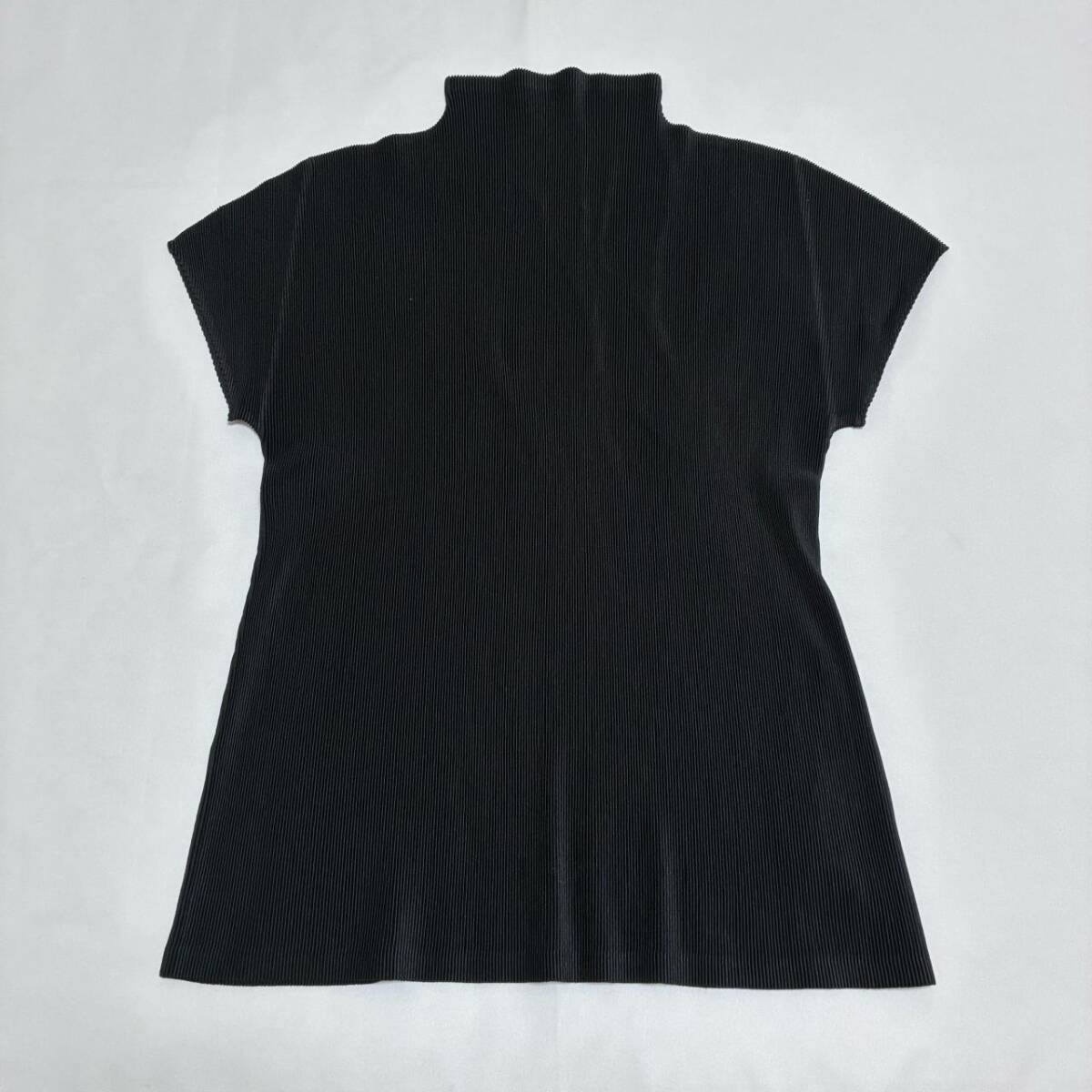 ISSEY MIYAKE イッセイミヤケ プリーツプリーズ 半袖 トップス PP02FK105 ブラック レディース サイズ 3 カットソー拍卖