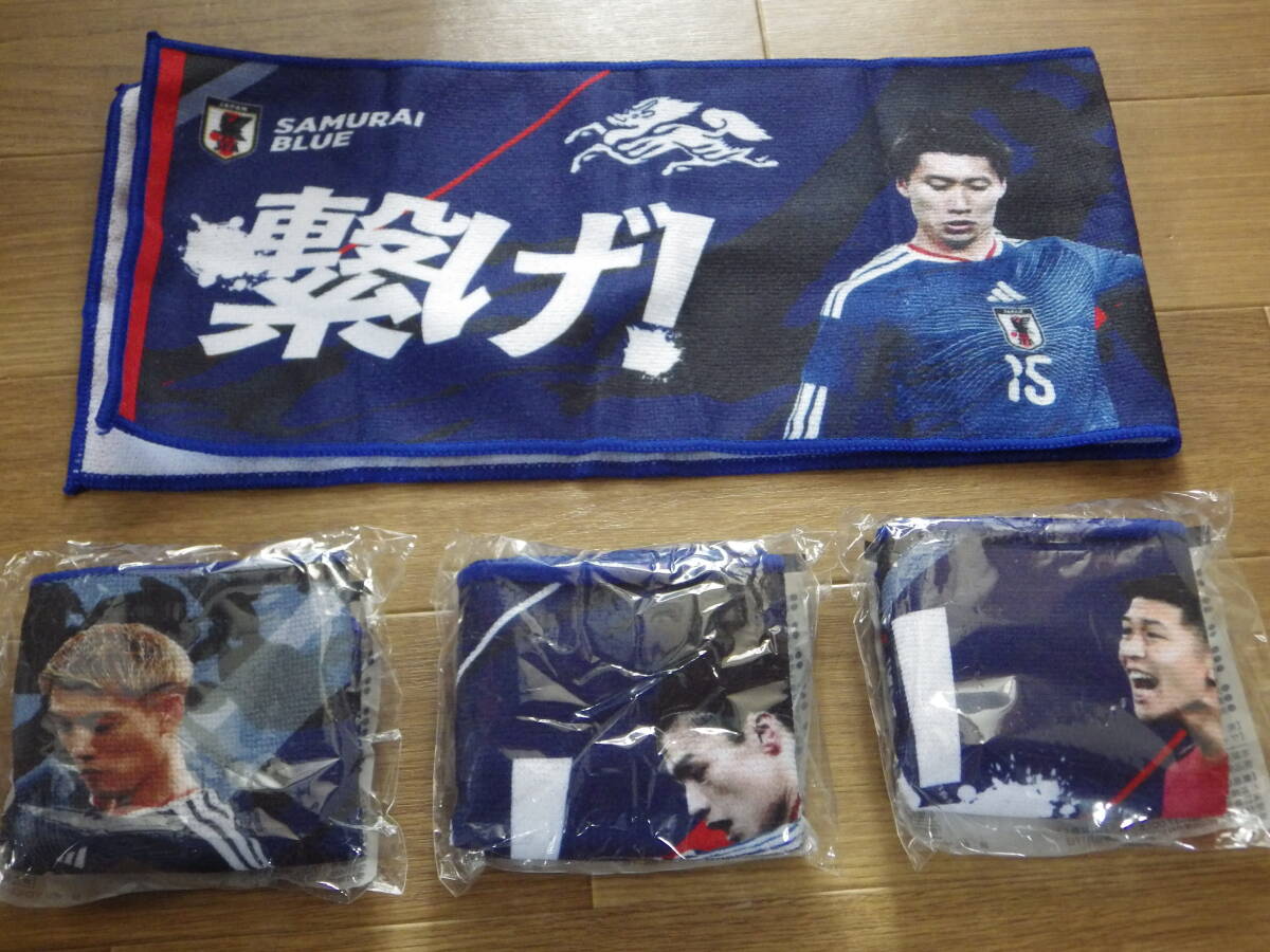 サッカー 日本代表 プリントタオル 2026 全4種セット 20×80拍卖