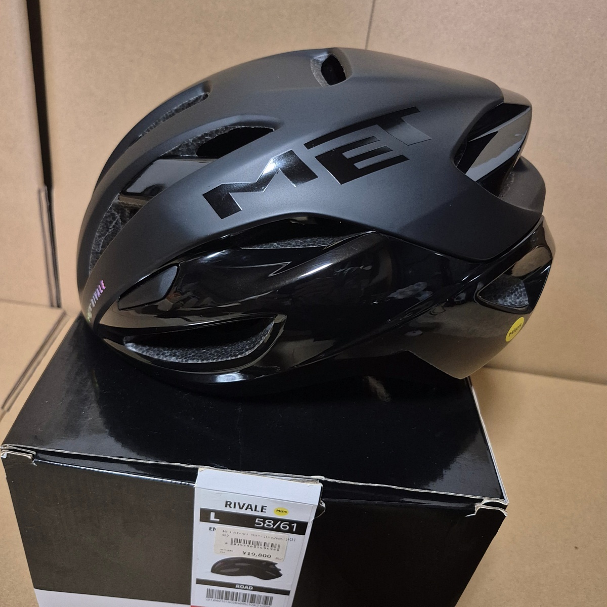 自転車 ヘルメット MET M132 RIVALE Mips 80s26-1508拍卖