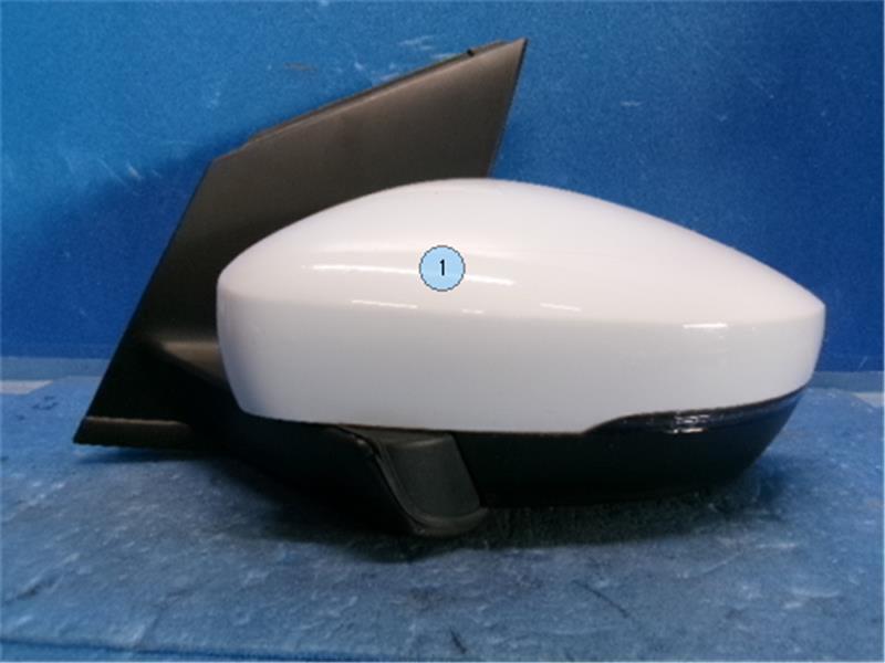 ワーゲン 純正 ポロ 《 6RCJZ 》 左サイドミラー P50100-26005865拍卖