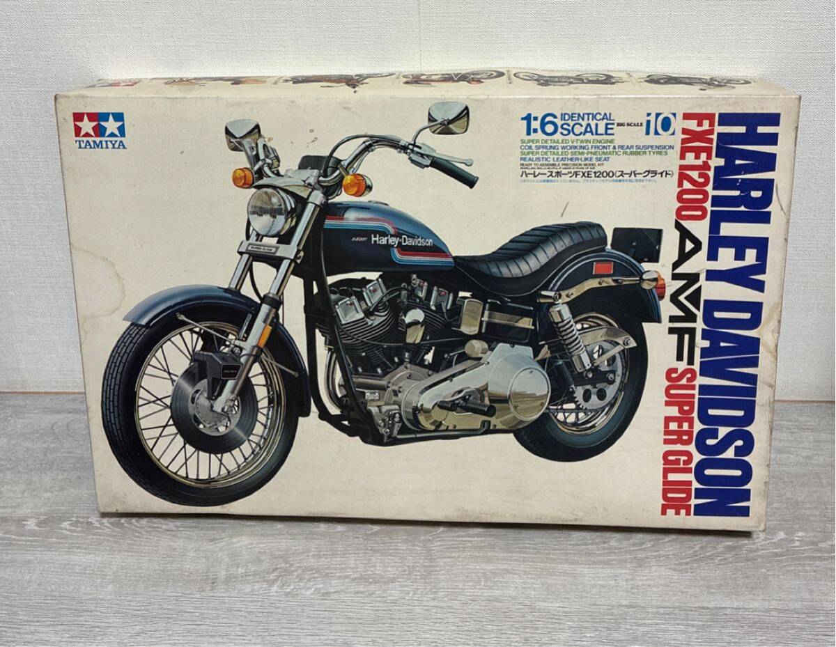 未組立 小鹿 タミヤ 1/6 Harley-Davidson FXE1200 AMF SUPER GLIDE ハーレーダビッドソン スーパーグライド拍卖