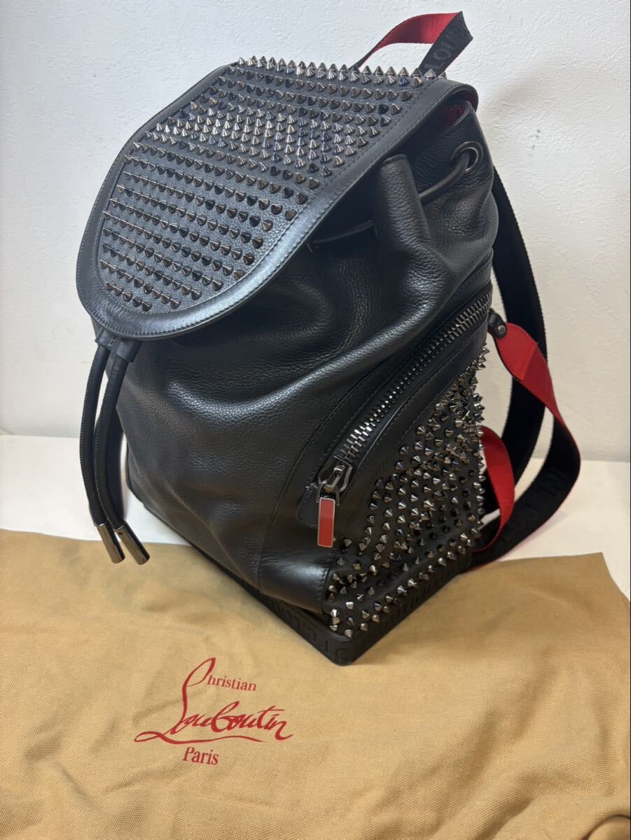 【極美品】 クリスチャンルブタン2WAYスタイル Explorafank エクスプローラー スタッズ Christian Louboutin エクスプローラーファンク拍卖