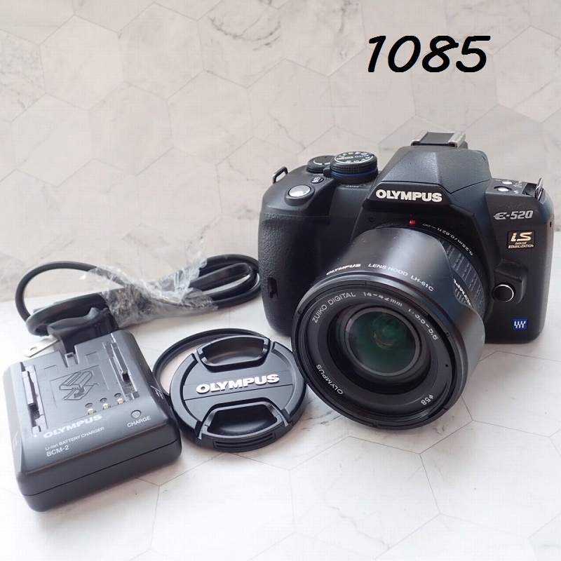 ●MK-1085 OLYMPUS e-520 ZUIKO 14-42mm 1:3.5-5.6 デジ一眼レフカメラ 60サイズ 20260617拍卖