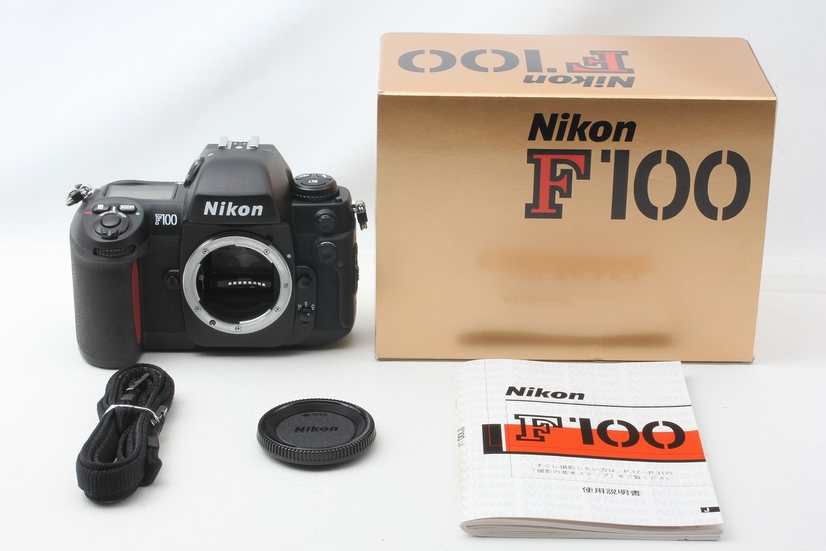 ◆ほぼ新品◆Nikon ニコン F100 ボディ AFフィルム一眼レフカメラ 付属品満載 元箱付◇M50781拍卖