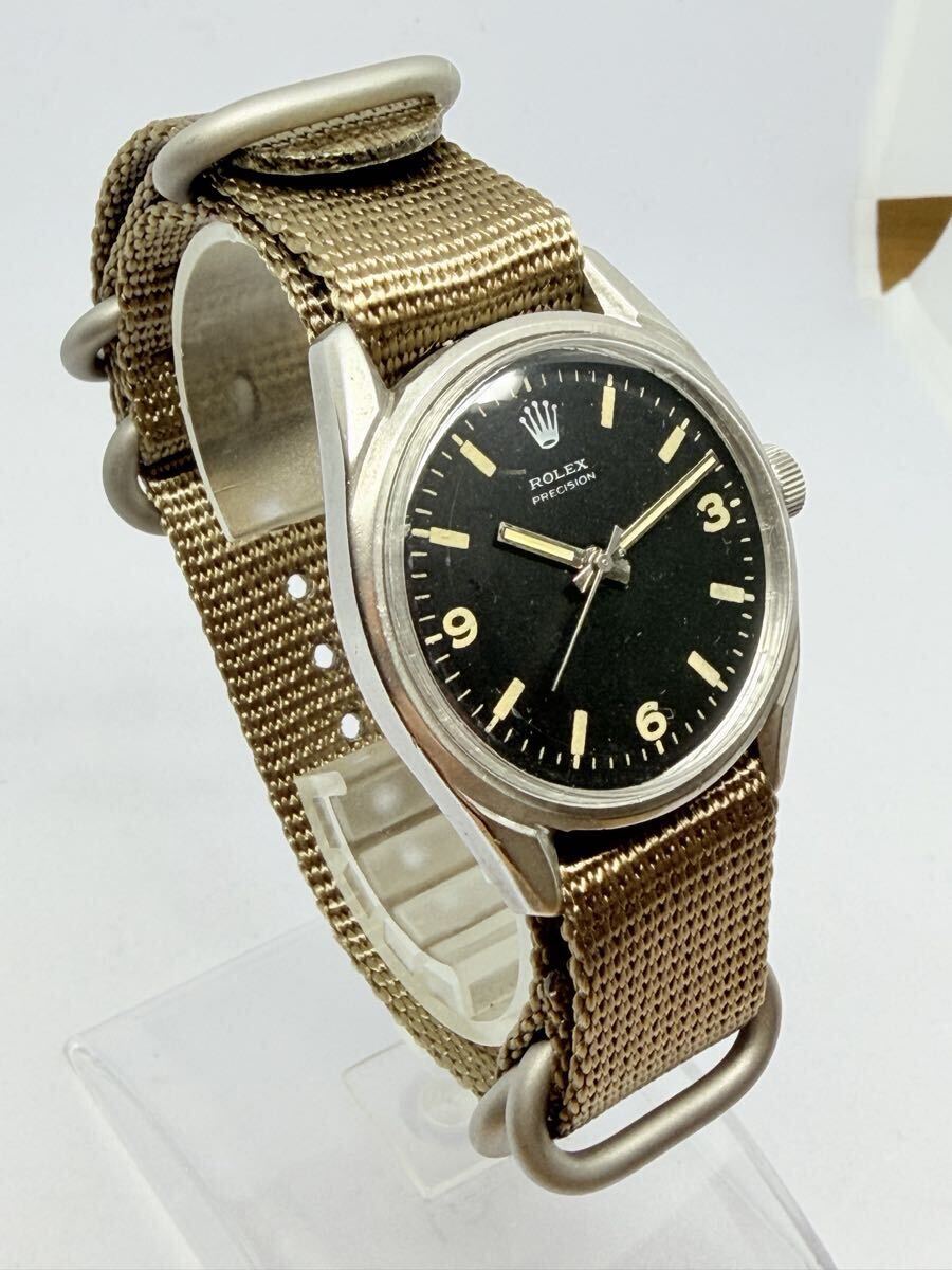 ROLEX PRECISION ロレックス プレシジョン ミリタリーウォッチ 手巻き 稼働品拍卖