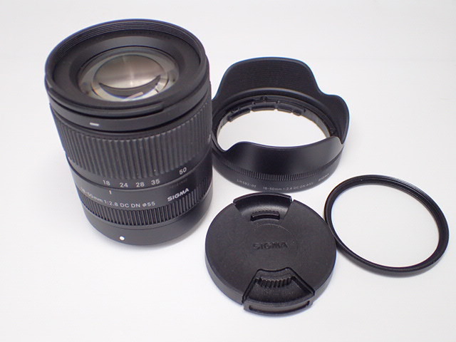 6144/NT◆ SIGMA シグマ 18-50mm F2.8 DC DN 55 大口径標準ズームレンズ カメラレンズ拍卖