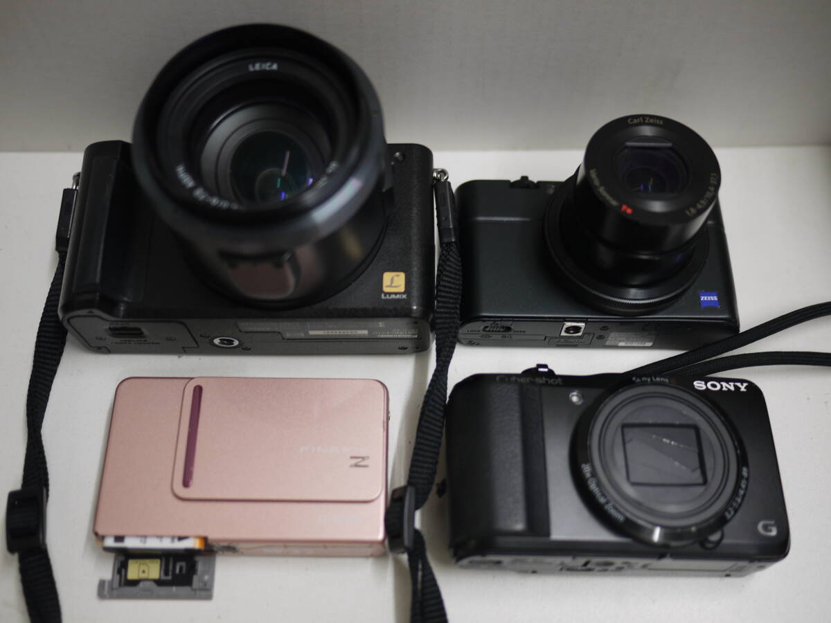 動作不良(ジャンク品) デジタルカメラ 4台セット SONY RX100 HX30V Panasonic FZ10 FinePix Z300拍卖