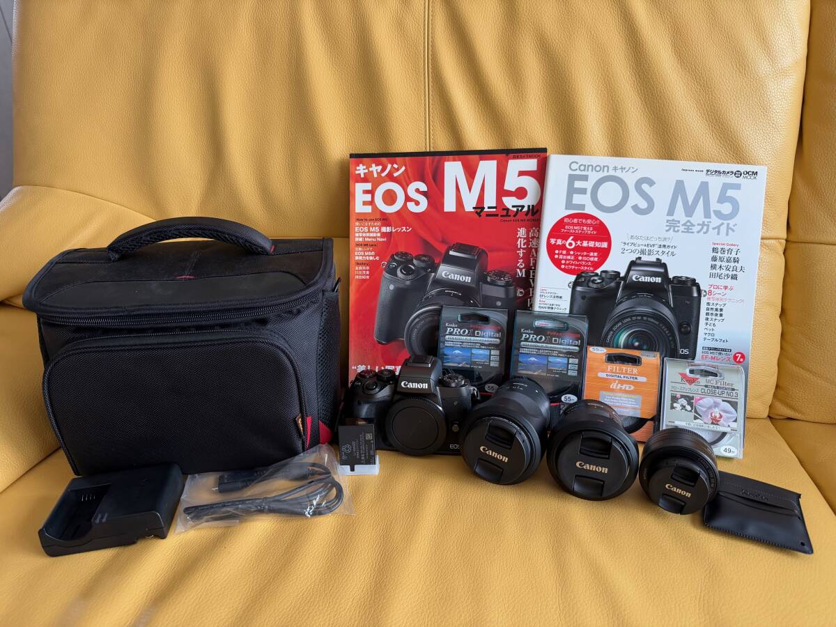 ☆Canon EOS M5 レンズセット レンズ3本他多数 used拍卖