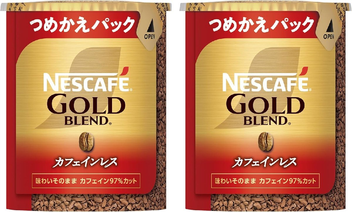 ネスカフェ ゴールドブレンド カフェインレス エコ&システムパック 60g×2本拍卖