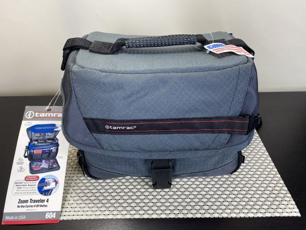 om★美品 タムラック Tamrac ショルダーバッグ Zoom Traveler 6(ズームトラベラー6) ブラック タムラック 604 U.S.A 現状品★拍卖