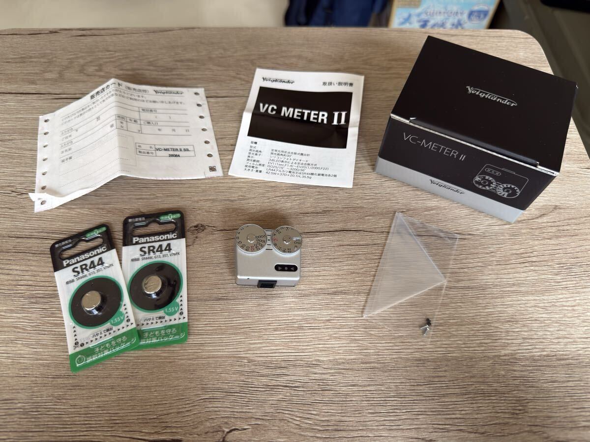 【良品】フォクトレンダー VCメーター Ⅱ 露出計 シルバー コシナ拍卖
