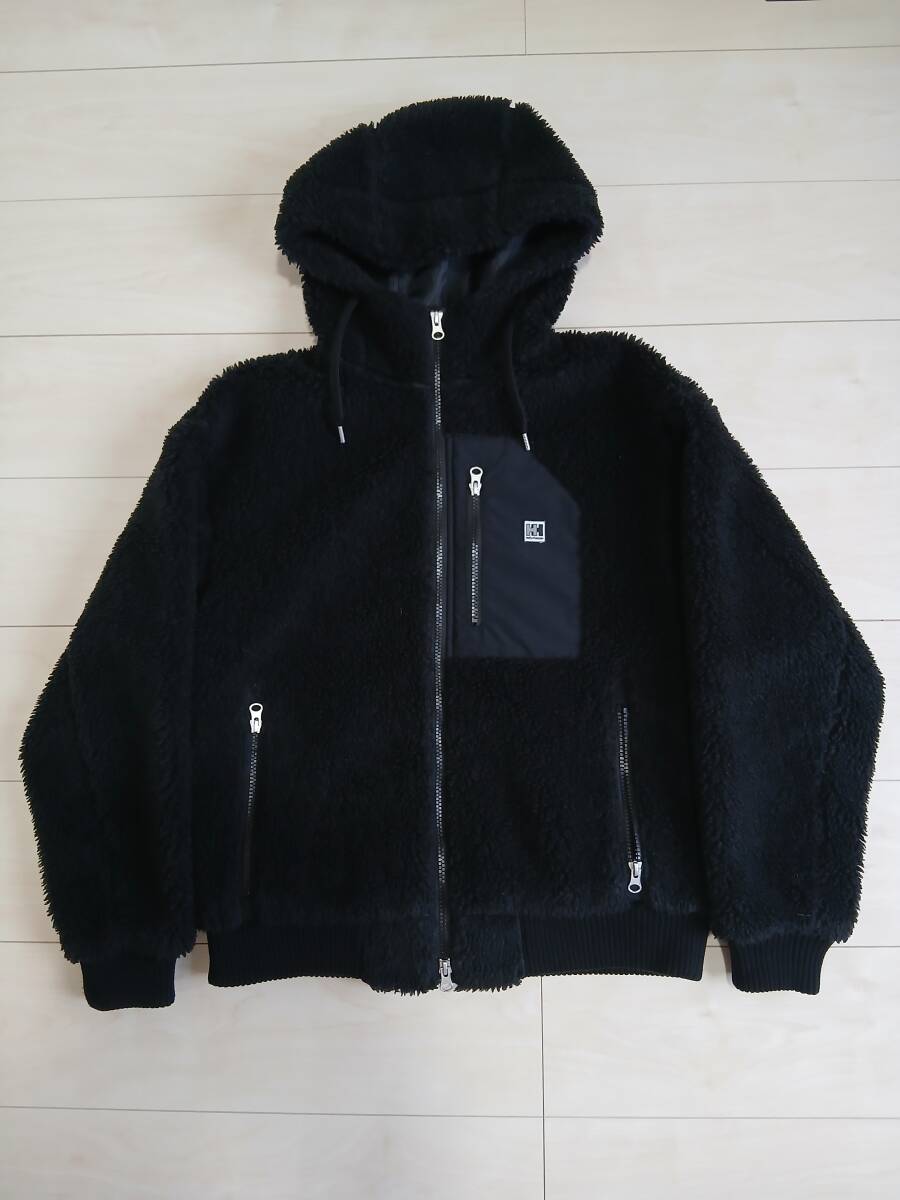HELLY HANSEN ヘリー ハンセン ファイバーパイルサーモフーディー ブラック レディースLサイズ HOE52183拍卖