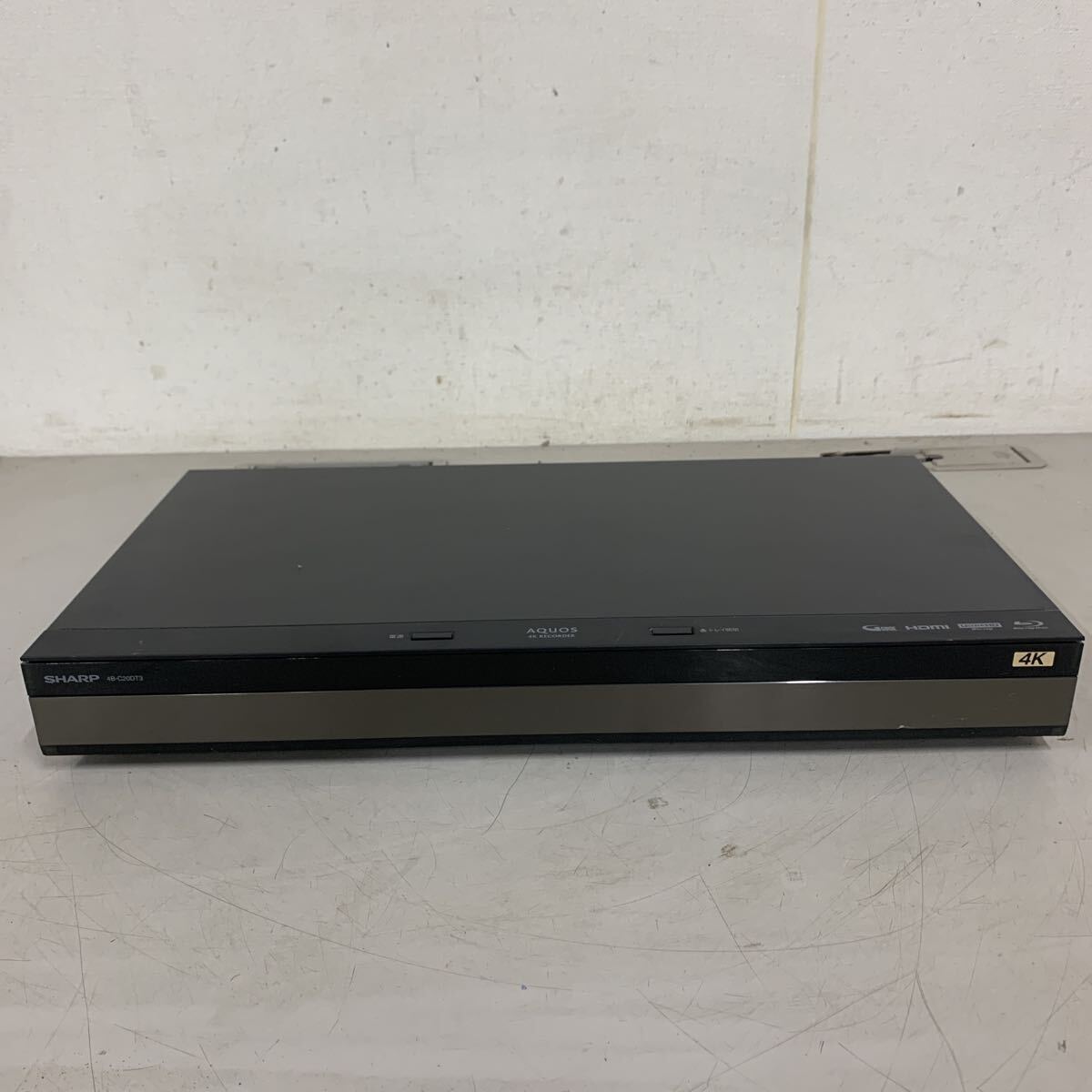 060820. SHARP.AQUOS.4B-C20DT3. ブルーレイレコーダー. シャープ BDレコーダー.通電確認済み.トレイ出ません.動作不可.ジャンク.拍卖