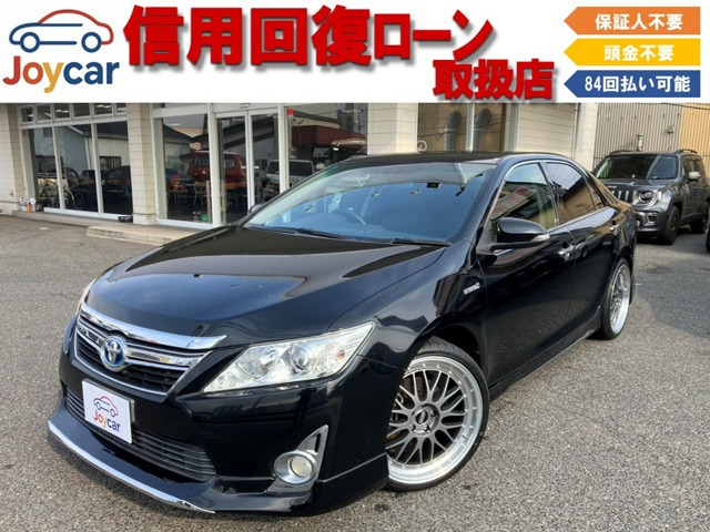 【諸費用コミ】:■信用回復ローン岡山■全国納車■頭金/保証人不■84回払可■ 平成25年 カムリハイブリッド 2.5 Gパッケ拍卖