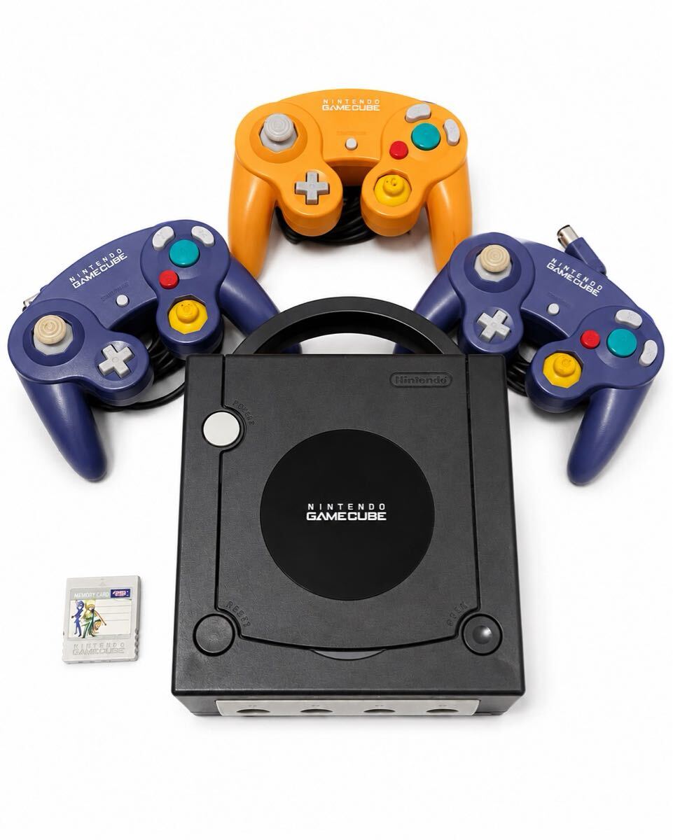 1円〜GAME CUBE ゲームキューブ GC 任天堂 Nintendo ニンテンドー コントローラー3個 バイオレット オレンジ ジャンク Y30拍卖