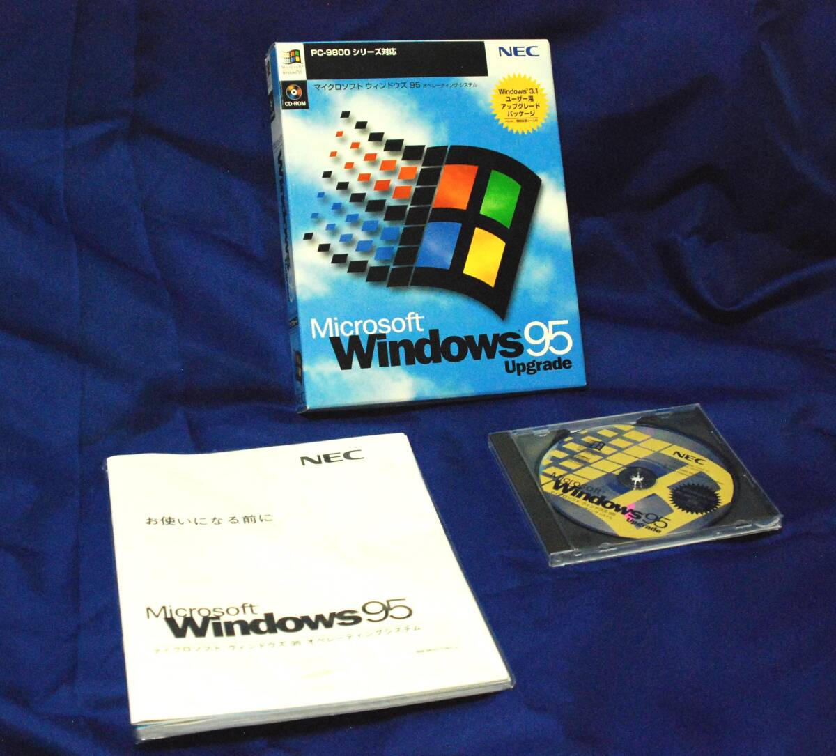 NEC PC-9801シリーズ用 Windows95 Upgrade / CD-ROM版 / 読込のみ確認済拍卖