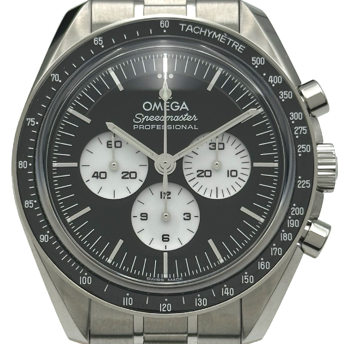 オメガ OMEGA スピードマスター ムーンウォッチ プロフェッショナル 310.30.42.50.01.004 ブラック ステンレススチール 腕時計 メンズ 中古拍卖