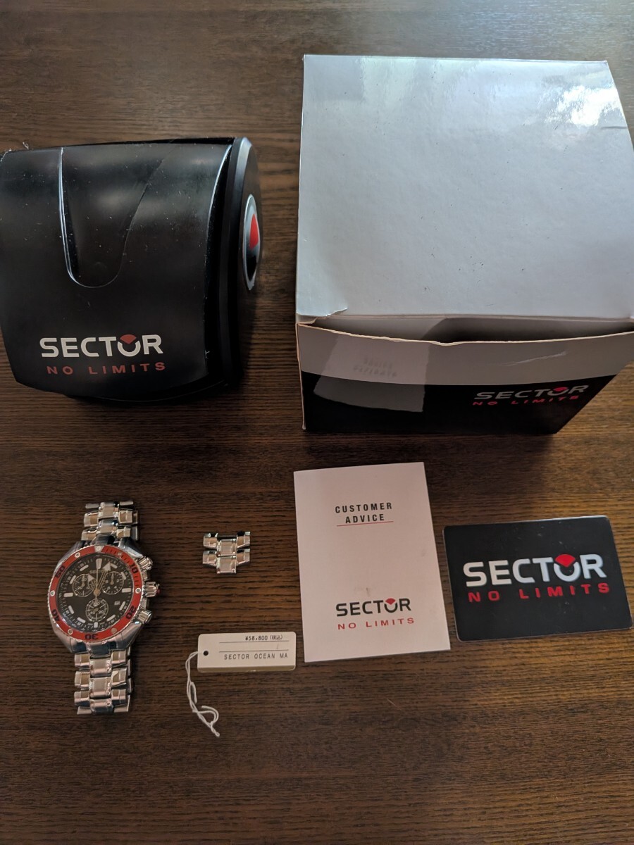 SECTOR OCEAN MASTER セクター オーシャンマスター クロノグラフ 腕時計 中古品 拍卖