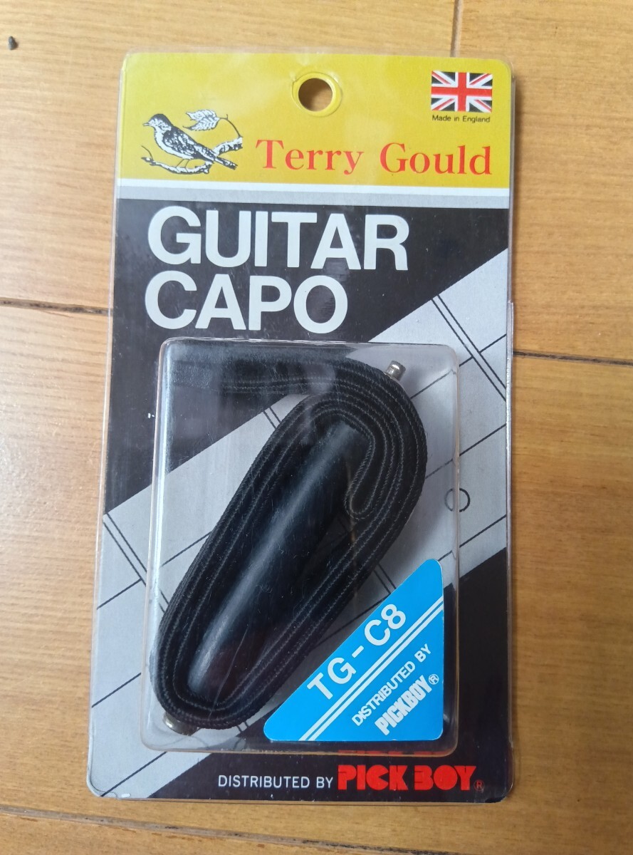 【未使用】Terry Gould ギターカポ GUITAR CAPO TG-C8 PICKBOY ギターカポ Made in England カポタスト拍卖