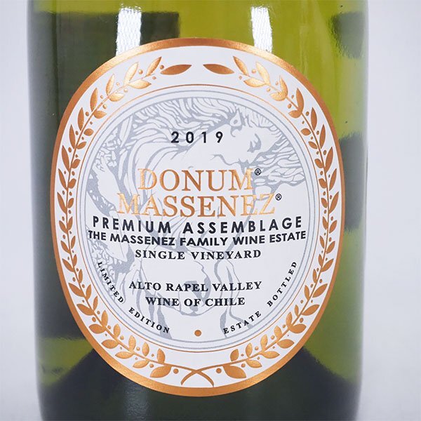 ワイン ドヌム プレミアム シャルドネ 2019年 白 750ml 13.5% チリ DONUM MASSENEZ F280136拍卖