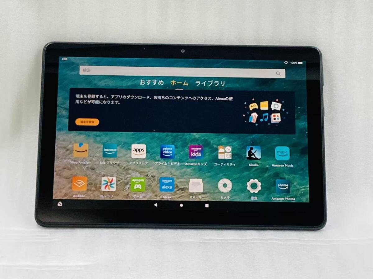 1円~*Amazon アマゾン Fire HD 10 第11世代 T76N2B 32GB Wi-Fiタブレット 初期化済み 中古動作品拍卖